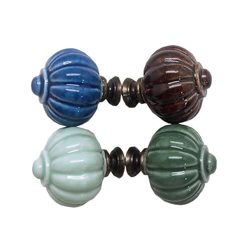 Set di 5 manico in ceramica Pomelli per ante