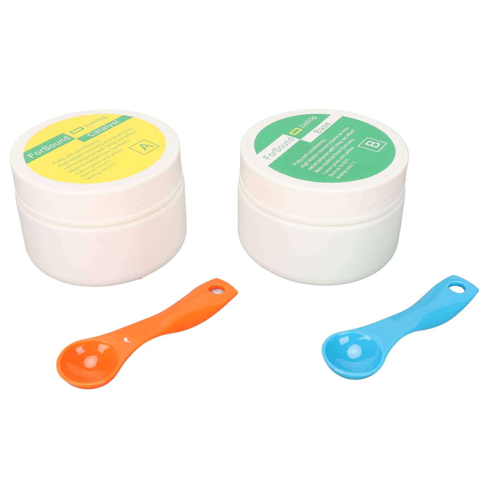 Srliya Pasta per Chiocciole Personalizzata con Texture Crema Delicata 400 G 2 Pezzi, Materiale Sicuro per un Facile Modellamento Dell'orecchio in Silicone, Adatto a Varie Esigenze