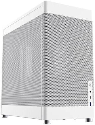 CoolBox MP1 - Caja PC Blanca ATX, Rejillas Full Mesh, Airflow Opt...
