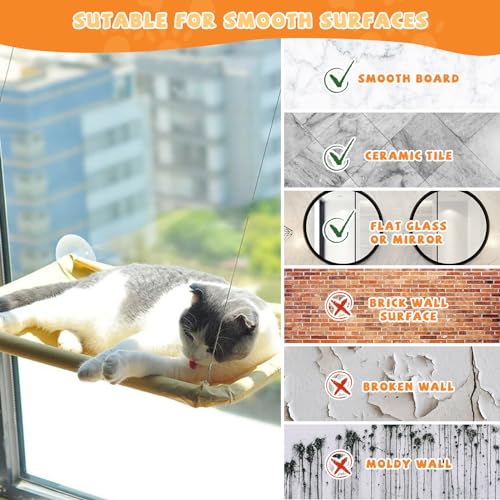 Sankoly SK230812MSSZXP 4 Pieces Cat Window Perch Suction Cup Powerful Cat Window Bed Seat Replacement Suction Cup Clear Pvc Sucker Pads thumb #6