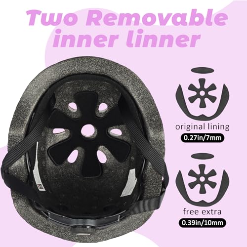 Image of Toddler Kids Bike Helmet, Adjustable and Multi-Sport, 3 Sizes for Ages 1-2-3-5-8-14 Years Child Infant Boys Girls