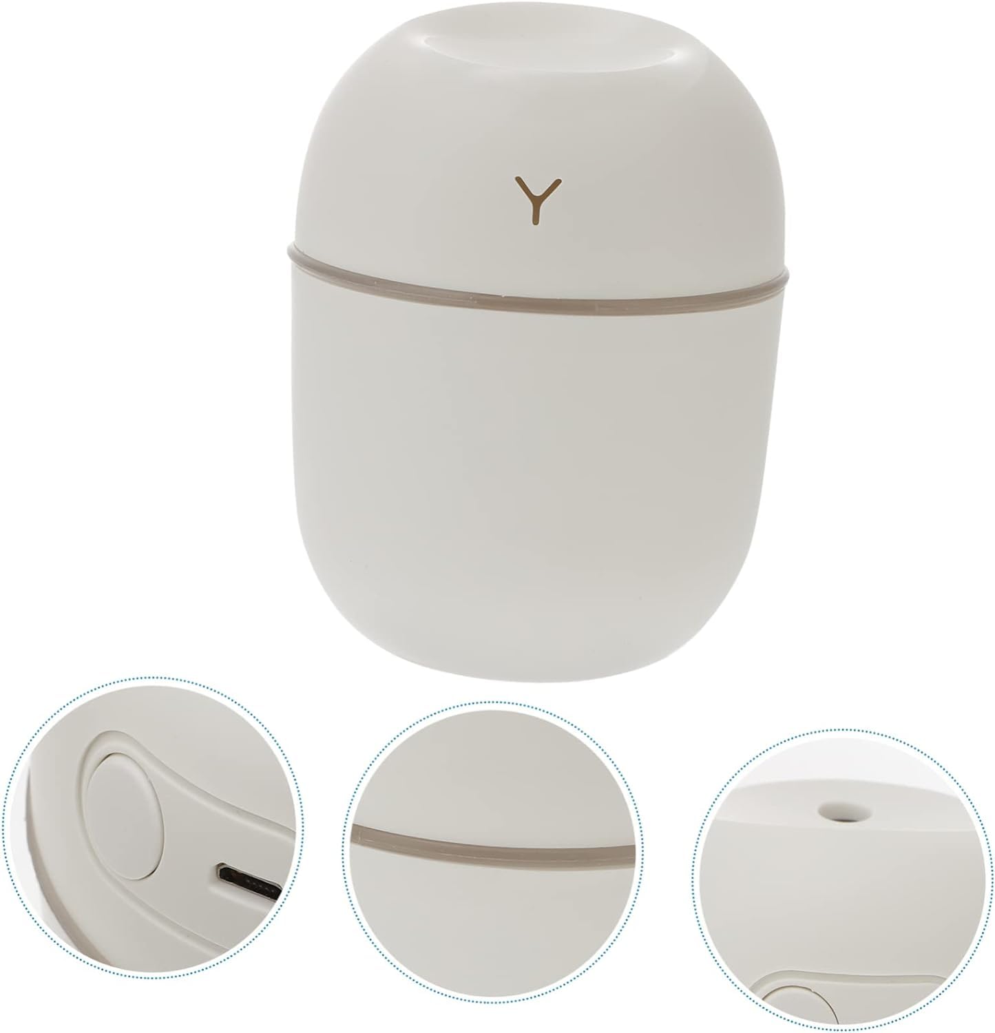 Do użytku domowego Nawilżacz USB 4 szt. Nawilżacz Urządzenie do aromaterapii Plastikowy Mini Biały Nawilżacz Mgiełkowy USB