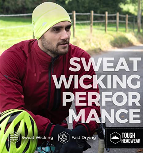 Skull Cap Helmet Liner & Running Beanie Hat - Winter Cycling Hats & Ski Head Caps For Men & Women For Skiing & Workout - Ultimate Thermal Retention & Performance Moisture Wicking - Fits Under Helmets #TOP3