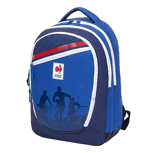 Sac à dos FFR à 2 compartiments pour les passionnés de rugby - 2