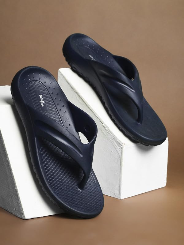 Image of ACTION Extra Soft Men's PILO Comfort Slippers | Lightweight & Anti-Skid Flip Flops with Cushioned Footbed | Waterproof Slippers for Men & Boys