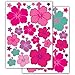 Autocollants pour vélos "Hibiscus" 45 autocollants par Kit de Stickers