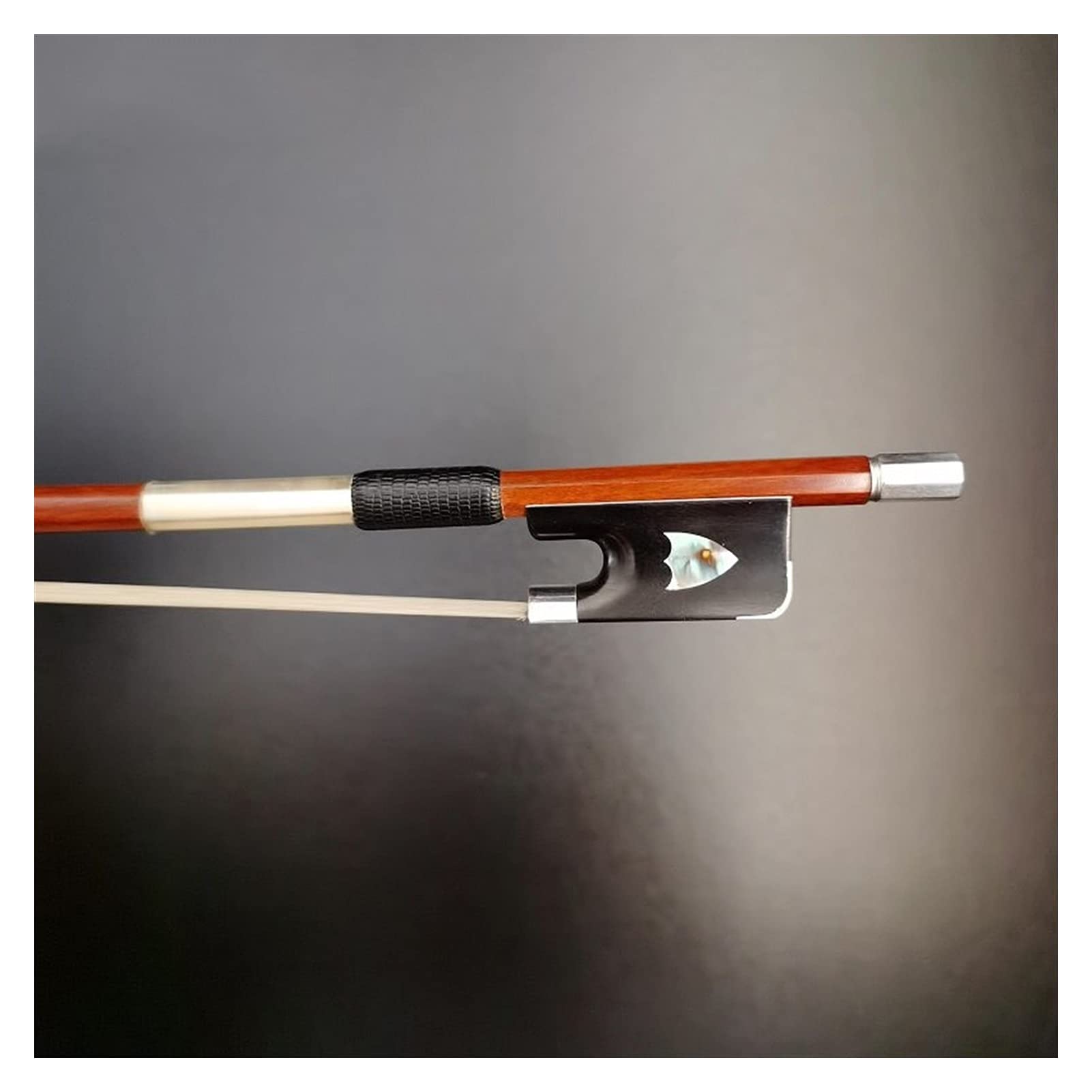 FLFL 4/4 Taglia Viola Arco di Alta qualità Pernambuco Rotondo Stick Argento Arco Violino Standard