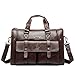 Produktbild Vintage Aktentasche Leder Gracosy Businesstasche Herren Groß Arbeitstasche Damen 15 Zoll Laptoptasche Lehrertasche Unitasche für Reise Büro Kaffee
