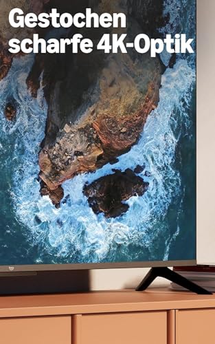 Amazon Ember 4-Serie mit Fire TV, 43-Zoll-Smart-TV in 4K Ultra-HD mit Alexa-Fernbedienung+ Fire TV Soundbar, 2.0-Lautsprecher mit DTS Virtual:X und Dolby Audio sowie Bluetooth-Unterstützung – Bild 4