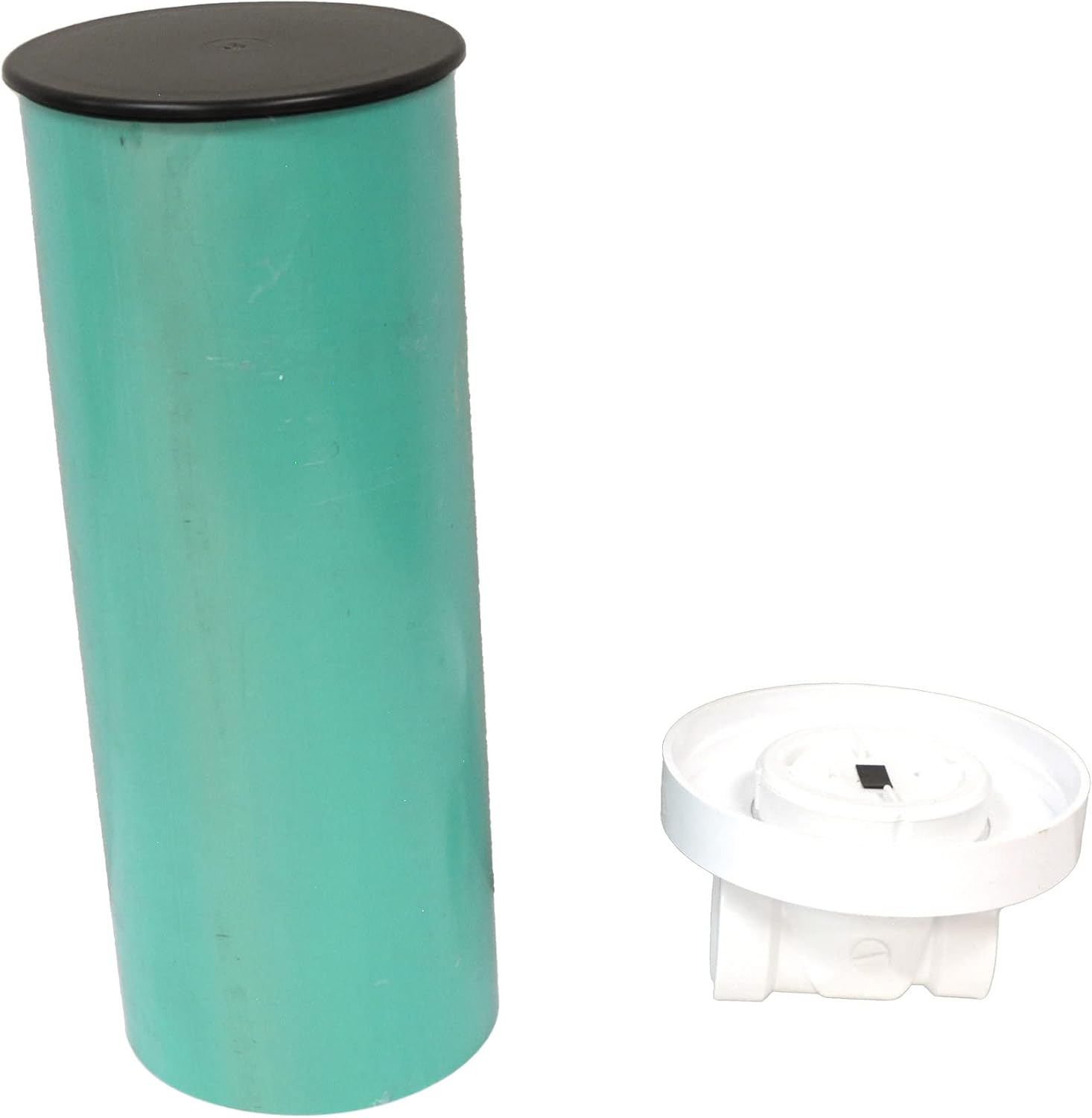 Jones Stephens B04201K 2" PVC Backwater Valve with Extension Kit and Plastic Lid - White