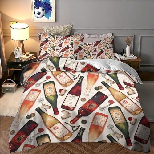 Housse de couette 200x200 microfibre respirante imprimée fleur - 6