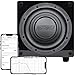 EARTHQUAKE Sound MiniMe DSP P8 8-inch Powered Subwoofer with DSP Control and SLAPS Passive Radiator Technology, Black
