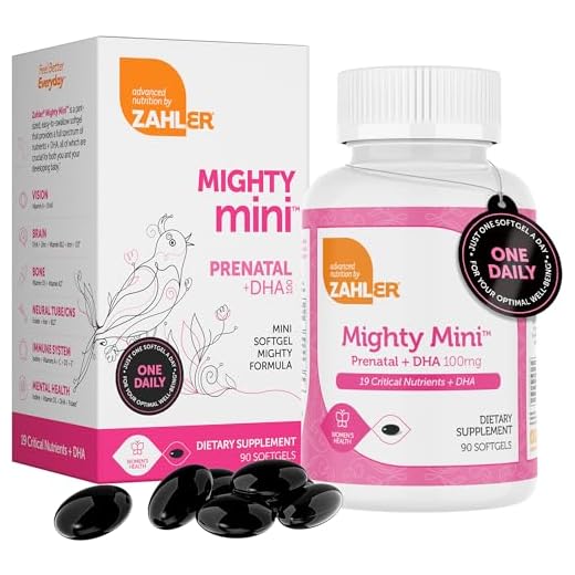 Zahler Mighty Mini Prenatal Vitamins