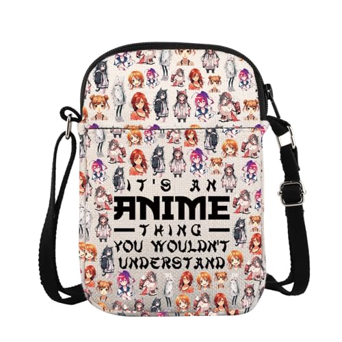 VAMSII Anime Girl Crossbody Bag Amine Inspired Gift Anime Cosplay Merchandise Anime Kawaii Bag