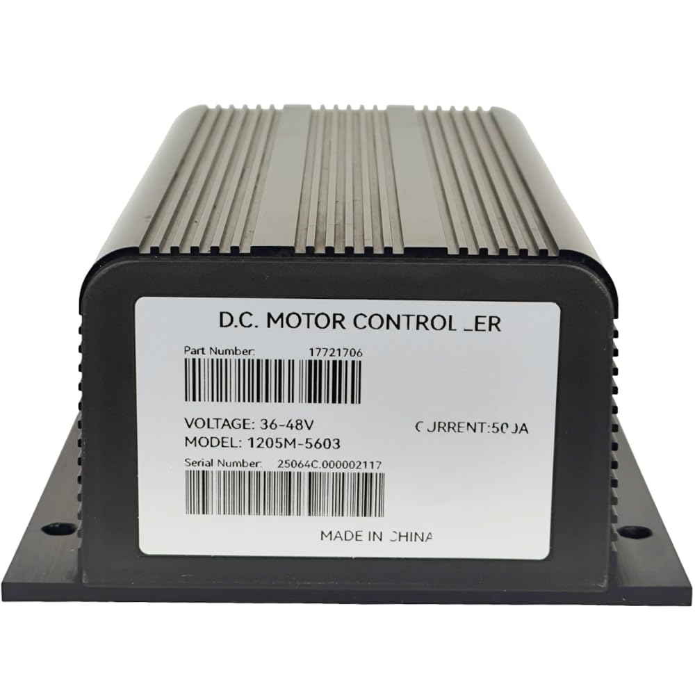 EZROAD 1205M-5603 36-48V 500A 0-5K DC Motor Controller Compatibile con Curtis 1205M-5601 P125M-5603 1205-5603 1205-210 1205-211 1205-209 PMC programmabile compatibile con E-Z-GO Club Car Carrello da