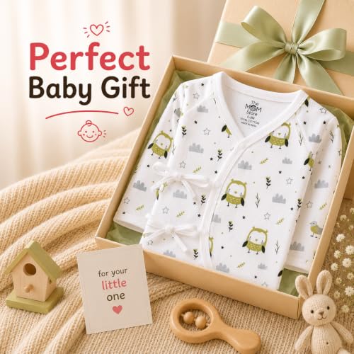 Image of The Mom Store Baby Romper Jabla Style Combo For Boys And Girls | Cotton | Soft Infant Bodysuit | Trendy Stylish Sleepwear For Newborn Baby | Printed | Unisex Comfortable Everyday Baby Wear