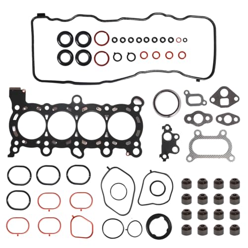 Image of Head Gasket Set HS26397PT Fits for Honda Civic 2006-2015,for Honda HR-V 1.8L L4 Gas SOHC 2016-2020,OE 12251R60U01,12251RNAA01,12251RNAA02,17107RNAA01,VS50741R(63pcs)