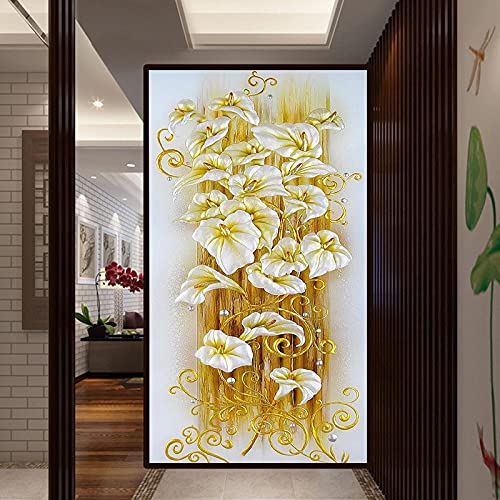 Peinture Diamant Broderie Kits Complet Fleurs Point de Croix 5D