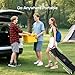 AWOL VISION Folding Outdoor Projector Screen with Stand (200 inches)，Outside Projection Screen 4K/8K UHD Support, Freestanding, Portable Alloy Frame, 16:9 HD, Lightweight for Camping, Backyard