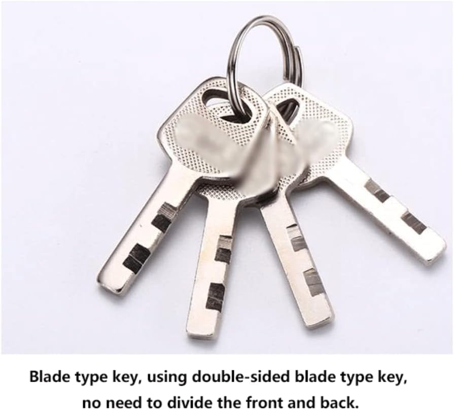 Bulk Locks Padlock with 4 Keys 50 Mm Keys Steel Keys Lock Suit for Warehouse Container Padlock Gate Outdoor Padlock