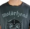 Amplified Men's Motorhead-England T-Shirt, Grey (Charcoal Cc), (Size:S) #1