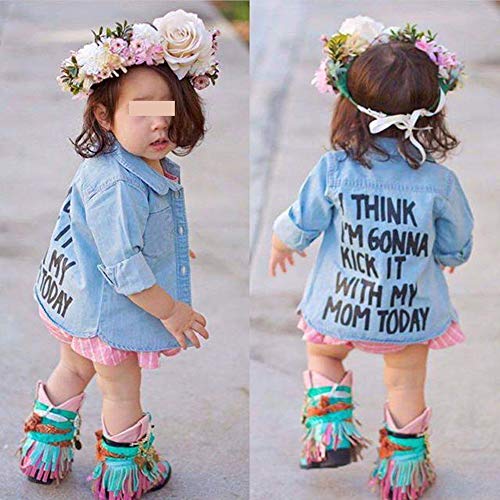 Image of MERSARIPHY Toddler Long Sleeve Shirt Baby Boy Girl Plaid Top for Toddler Spring Winter Coat for Kid