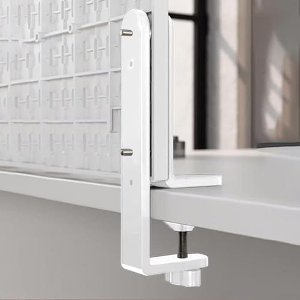 Stecktafel-Regal, nagellos, verstellbarer Schreibtisch, Klemmhalterungs-Set für vielseitige Organizer für Zuhause und Küche zur Aufbewahrung (schwarz)