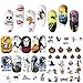 Produktbild 48 Blatt (600+Muster) Halloween Nagelaufkleber, Nagel Wasser Transfer Aufkleber Aufkleber,3D Nail Art Aufkleber Nagelaufkleber Nägel Maniküre Zubehör Halloween Nageldekoration für DIY