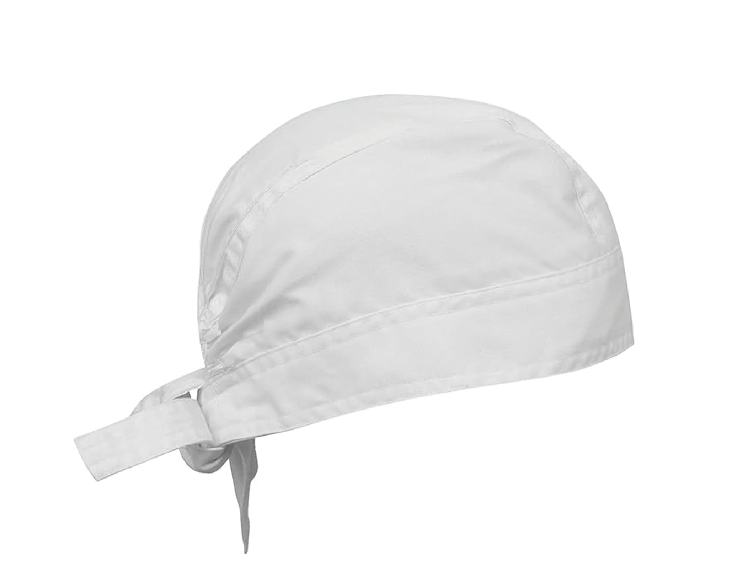 Scrub Chef durag Back tie Skull caps for Girls and Boys White Scrub Chef durag Back tie Skull caps for Girls and Boys White