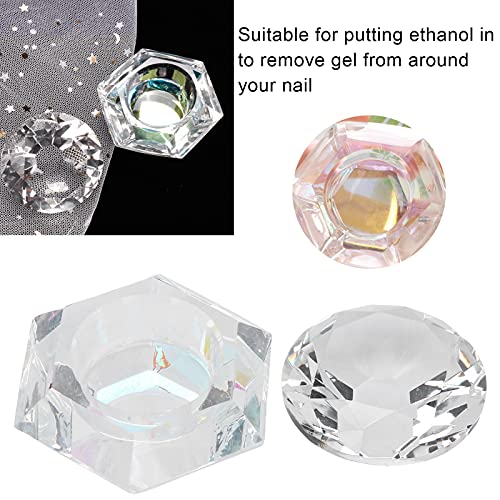 Copa Cristal para Mezcla de Líquido y Polvo Acrílico para Uñas miniatura 4