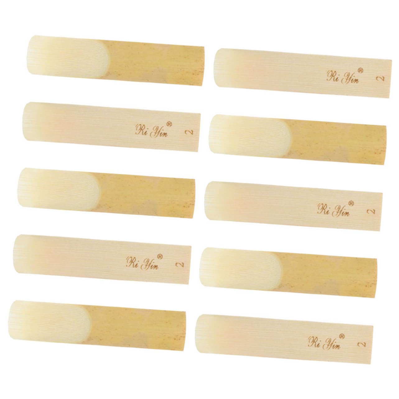 HEMOTON 60 Pz Ancia Per Sassofono Parti Di Strumenti Ance Sax Tenore Accessori Per Strumenti Musicali Parte Del Sassofono Ance Per Tenore Kit Ance Sax 2.5 Yellow Canna