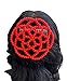 Women KIPPAH Red color Kippah Handmade beaded kippot yarmulke judaica