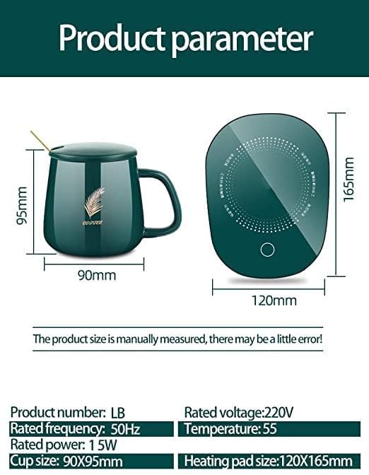 Image of Ashtabal Home Coffee Mug Warmer, Electric Coffee Warmer for Desk with Auto Shut Off and Cup Spoon, Smart Cup Warmer for Warming & Heating Coffee, Beverage, Milk, Tea and Hot Chocolate