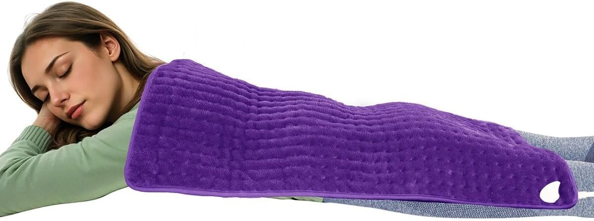 CooCoCo Almohadillas térmicas eléctricas para mujer, almohadilla térmica elegible para FSA HSA para dolor de espalda y calambres menstruales, regalos de cumpleaños para mamá, abuela, esposa, novia,