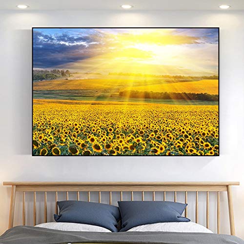 Art Crafts DIY diamant peinture complet mosaïque strass fleurs jaunes loisirs créatifs adultes