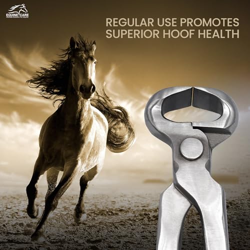 Image of Equine Care Professional Hoof Nippers for Horses - Drop-Forged Heat-Treated Chrome Vanadium Steel Farrier Tool | Horses, Foals, Donkeys, Cattle & Livestock | 10 inch to 15 inch (Choose Size) (14 Inch)