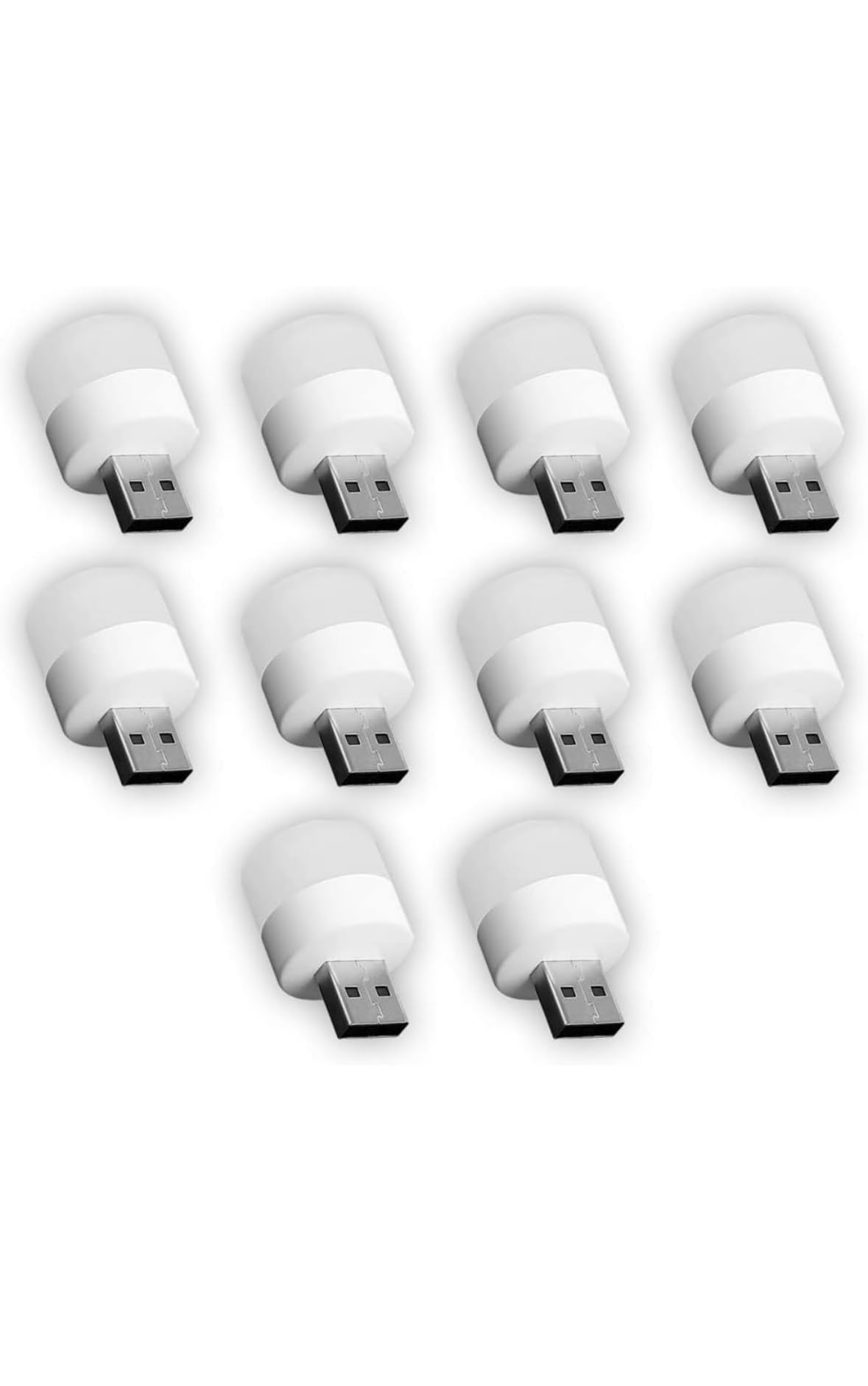 USB LED Bulb Mini Light - Pack of 10 - Small White B22 Bulb - 1W Power Source - Ideal for Indoor and Outdoor Use-image-27