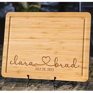 Personalized Engraved Cutting Board for Couples, Custom Couples Gift Ideas for Christmas Wedding Anniversary Engagement Housewarming, Anniversary Gifts for Men Women Parents, Wedding Gifts for Couples Personalized Engraved Cutting Board for Couples Custom Couples Gift Ideas for Christmas Wedding Anniversary Engagement Housewarming Anniversary Gifts for Men Women Parents Wedding Gifts for Couples
