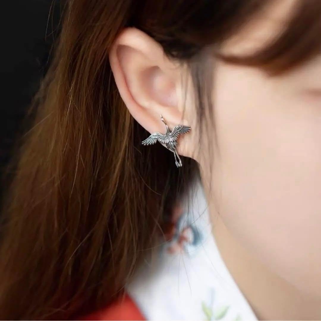 Amazon.co.jp: 鶴ピアス漢服シノワズリ李朝着物和装袴簪陳情令天官賜福  