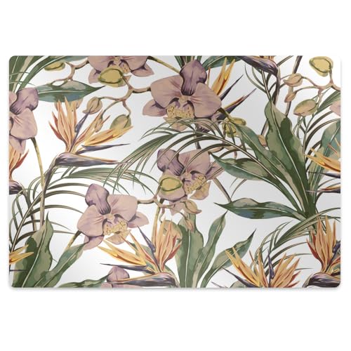 Tapis de chaise protège sol en PVC rectangulaire résistant