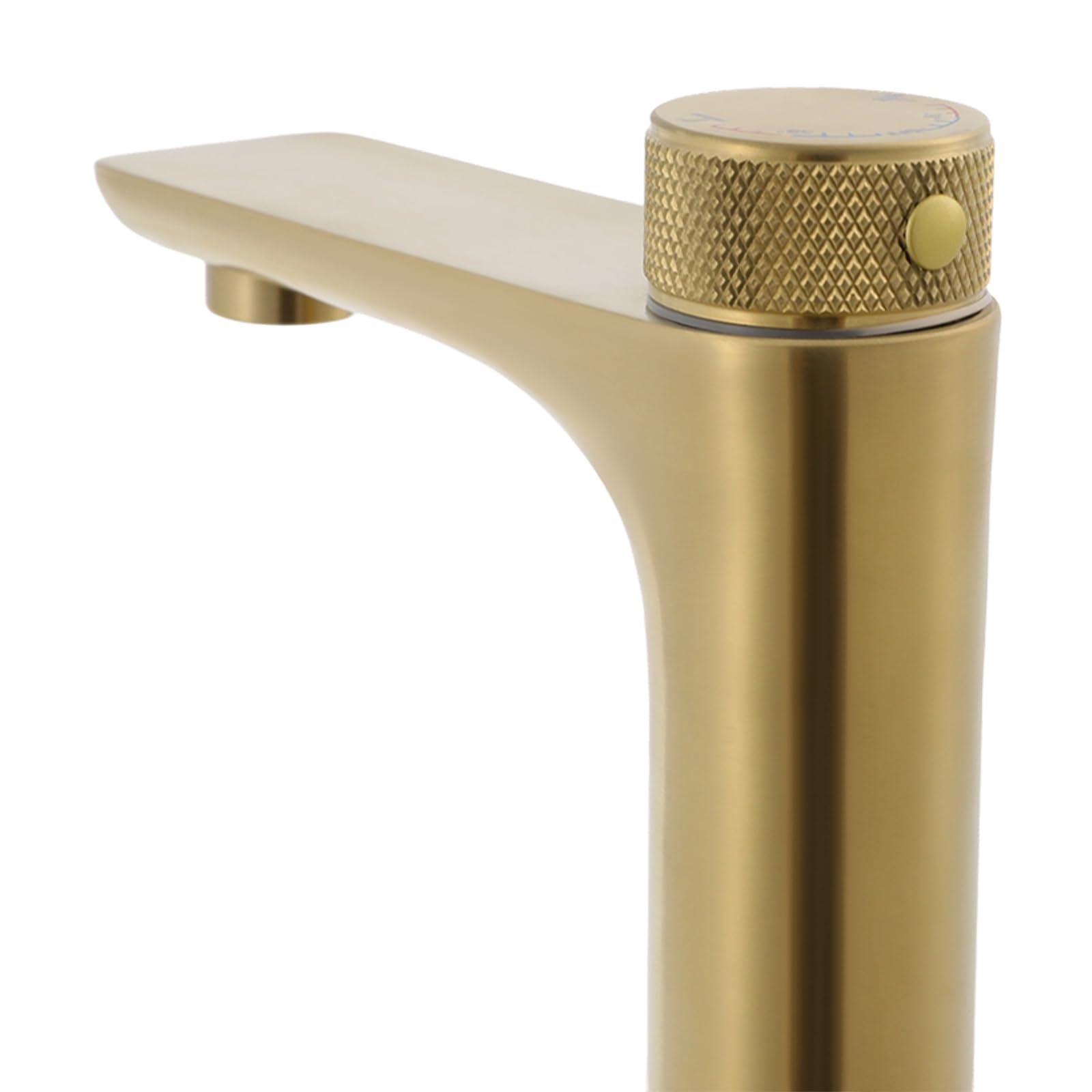 Grifo infrarrojo para baño con sensor, grifo de baño automático sin contacto, grifo de lavabo de inducción mezclador para lavabo, dorado