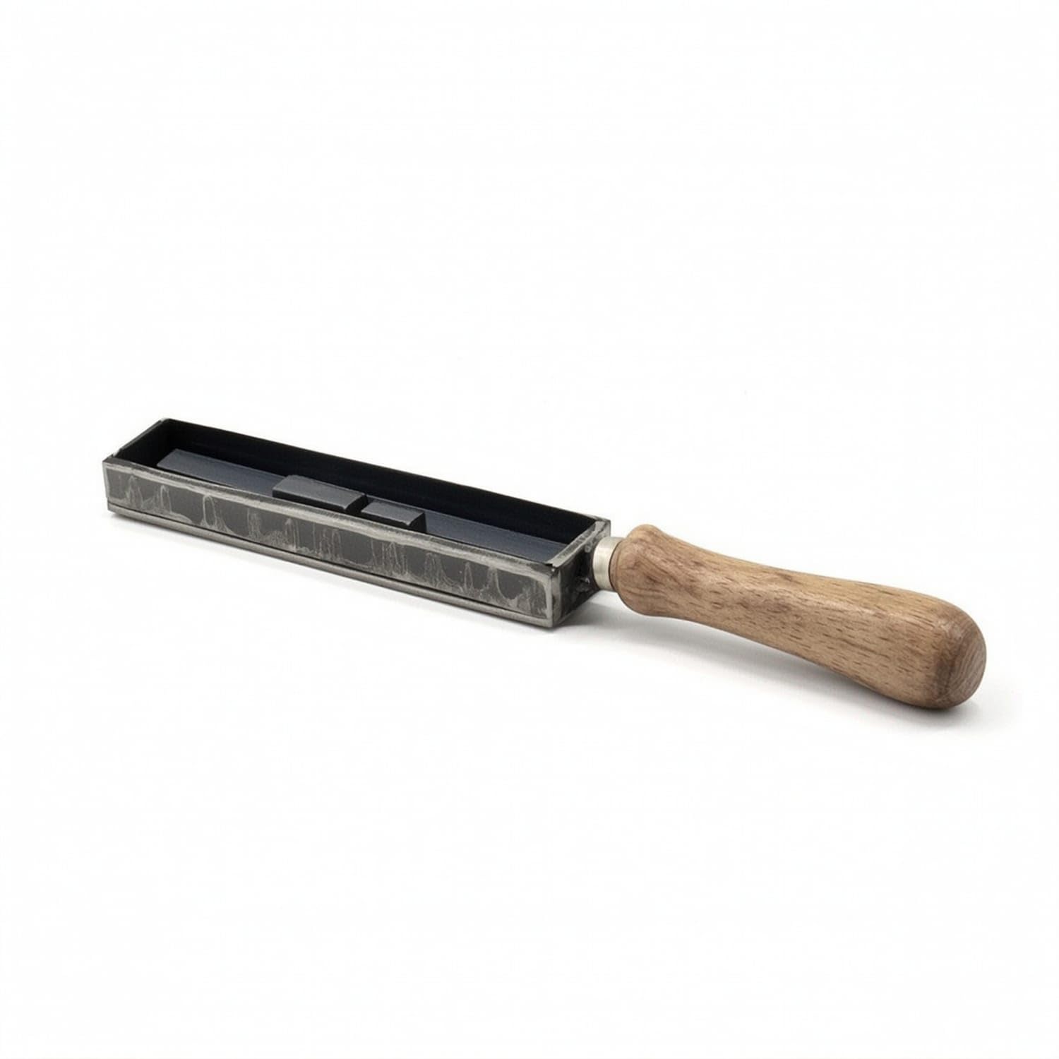 Hand-Held Ingot Mold with Wooden Handle Rectangular Metal Ingot Mold Ergonomic Heavy-Duty for Metalsmiths, Jewelers, Jewelry Making, Foundry, 8-inch Normal-picture-15