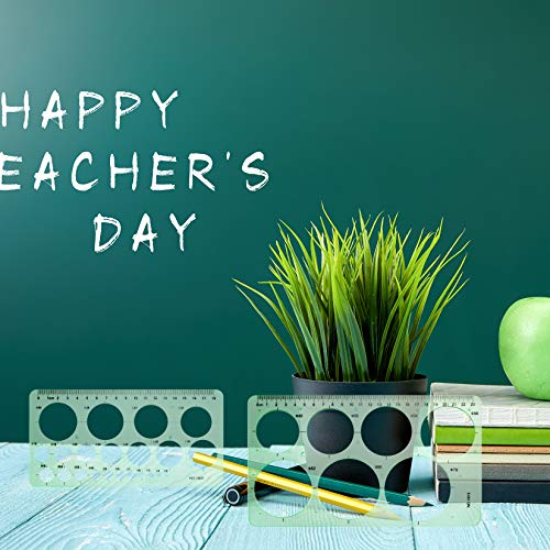 Set di 3 stencil a forma di cerchio, cerchio in