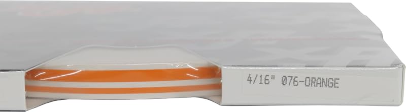 Fita pinstripe dupla automotiva Universal Products TFX 0004076 laranja cromada – 45,72 m