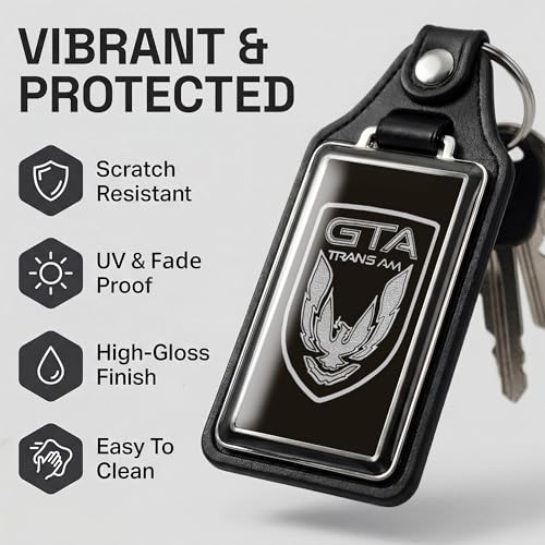 Image of Brotherhood Car Key Chain for Trans Am Firebird - Classic Models Keychain for Men and Women Gift Key Ring