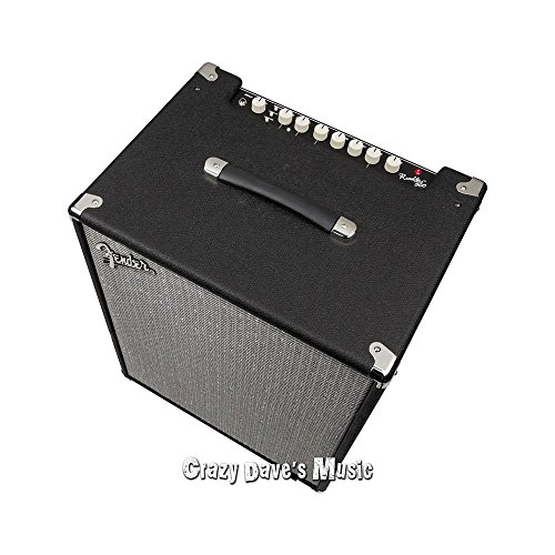 Image of Fender Rumble 500 V3 Bass Amp for Bass Guitar, 500 Watts, with 2-Year Warranty 2x10 Inch Eminence Speakers with Compression Horn, Overdrive Circuit, Tone Voicing, Effects Loop and Direct XLR Output