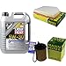 Produktbild QR-PARTS 69364077 Filter Set Inspektionspaket 5 Liter Motoröl Special Tec F 5W-30 MANN-FILTER Luftfilter Ölfilter