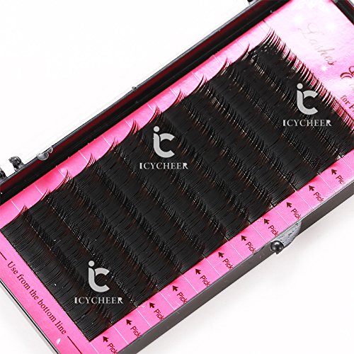 0 10c 8 10 12mm Makeup Individual Eyelahshes Extension Cluster Eye Lashes Thick 10mm 015J 9mm