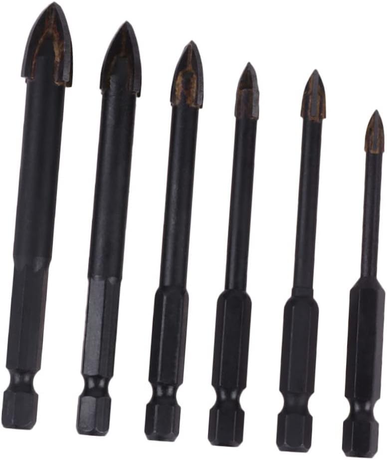 18pcs Multi-function Triangle Drill Bit for Glass Ceramic Tile Wood Plastic Hole Opener for