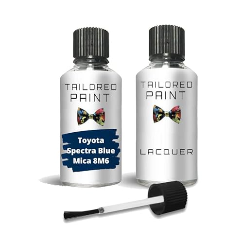 For Toyota 2000-Present Spectra Blue Mica 8 M6 Touch Up Paint Pen With Brush (Touch Up Paint + Lacquer)